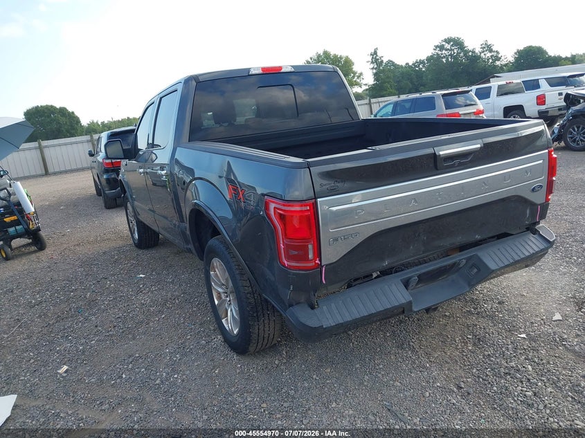2016 Ford F-150 VIN 1FTEW1EG4GFA50634 IAAI salvage auction — REAR END, Salvage (Louisiana), sold $5,100 on 2026-07-19 (photo 3)