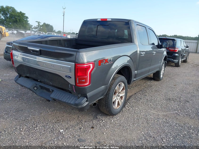 2016 Ford F-150 VIN 1FTEW1EG4GFA50634 IAAI salvage auction — REAR END, Salvage (Louisiana), sold $5,100 on 2026-07-19 (photo 4)