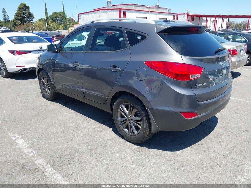 2014 Hyundai Tucson VIN KM8JU3AG1EU931110 IAAI salvage auction — NORMAL WEAR, Clear - Dealer Only (California), sold $825 on 2026-07-09 (photo 3)