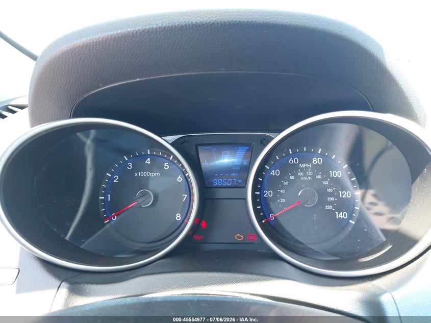 2014 Hyundai Tucson VIN KM8JU3AG1EU931110 IAAI salvage auction — NORMAL WEAR, Clear - Dealer Only (California), sold $825 on 2026-07-09 (photo 7)