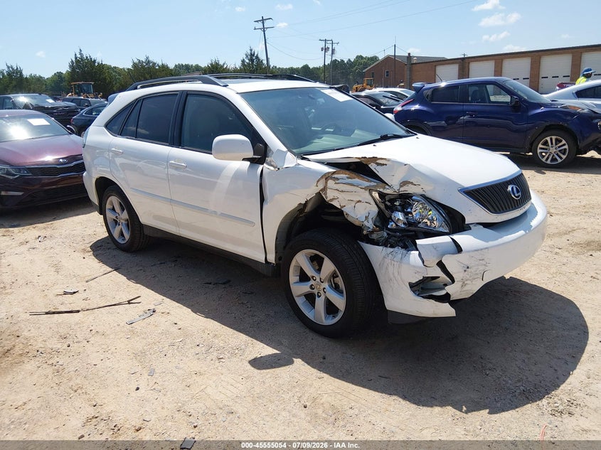 2007 Lexus Rx VIN 2T2GK31U77C013836 IAAI salvage auction — RIGHT FRONT, Salvage (North Carolina), sold $775 on 2026-07-27 (photo 1)