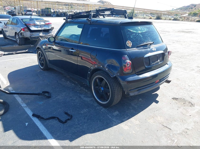 2006 Mini Cooper VIN WMWRC33526TJ78696 IAAI salvage auction — REAR END, Salvage (California), sold $475 on 2026-07-15 (photo 3)