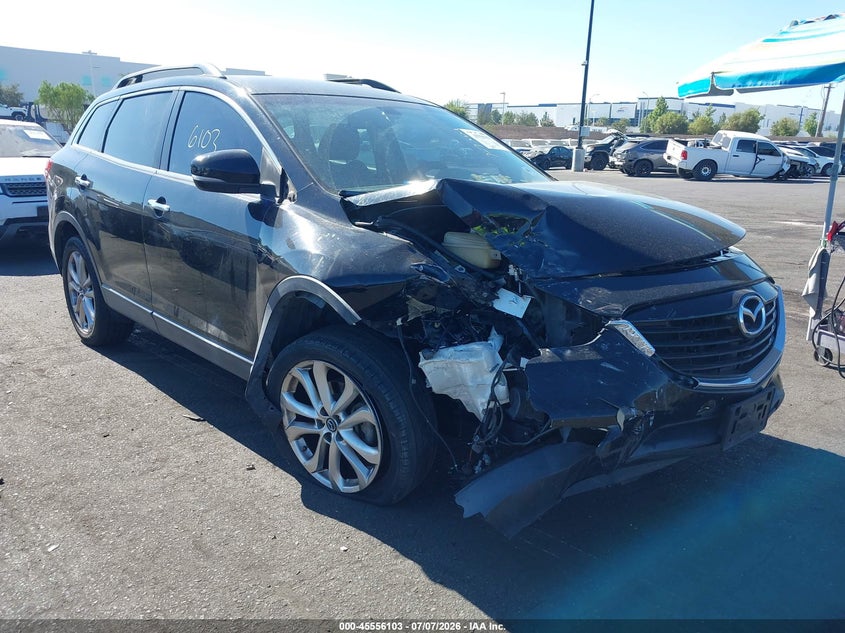 2013 Mazda Cx-9 VIN JM3TB2DA7D0421393 IAAI salvage auction — RIGHT FRONT, Salvage Certificate (California), sold $25 on 2026-07-24 (photo 1)