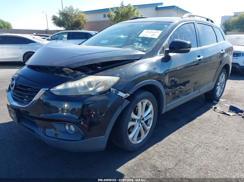 2013 Mazda Cx-9 VIN JM3TB2DA7D0421393 IAAI salvage auction — RIGHT FRONT, Salvage Certificate (California), sold $25 on 2026-07-24 (photo 2)