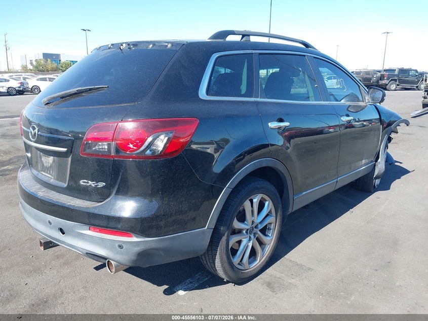 2013 Mazda Cx-9 VIN JM3TB2DA7D0421393 IAAI salvage auction — RIGHT FRONT, Salvage Certificate (California), sold $25 on 2026-07-24 (photo 4)