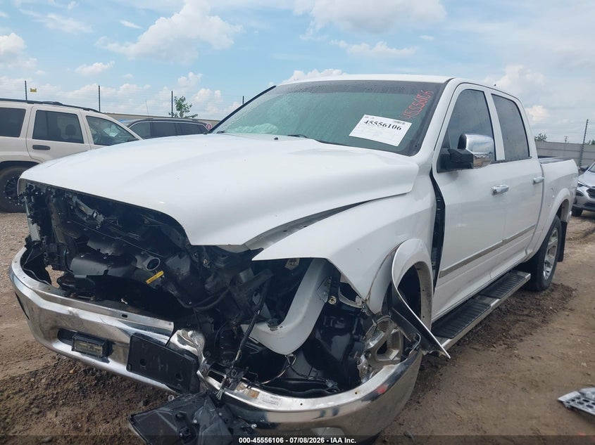 2013 Ram 1500 VIN 1C6RR7NT4DS683685 IAAI salvage auction — FRONT END, Salvage Title, sold $750 on 2026-07-22 (photo 2)