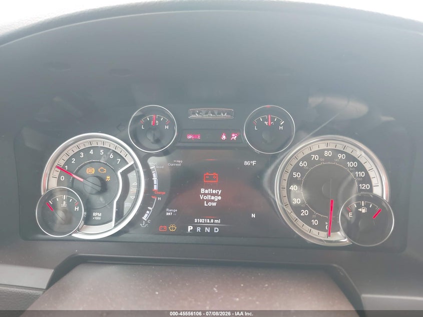 2013 Ram 1500 VIN 1C6RR7NT4DS683685 IAAI salvage auction — FRONT END, Salvage Title, sold $750 on 2026-07-22 (photo 7)