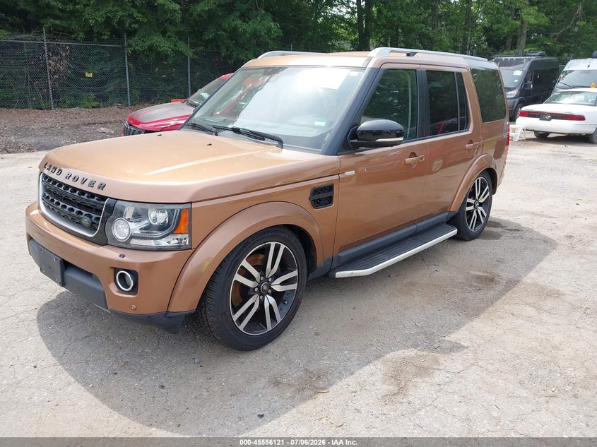 2016 Land rover Lr4 VIN SALAK2V68GA830066 IAAI salvage auction — NORMAL WEAR, Clear (Maryland), sold $3,300 on 2026-07-20 (photo 2)