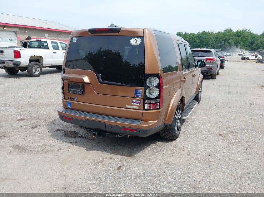 2016 Land rover Lr4 VIN SALAK2V68GA830066 IAAI salvage auction — NORMAL WEAR, Clear (Maryland), sold $3,300 on 2026-07-20 (photo 4)