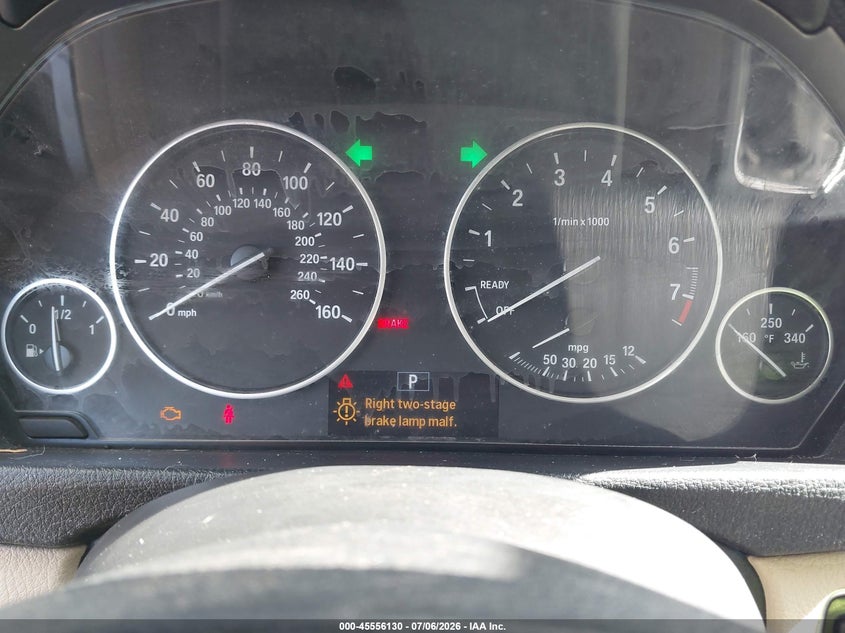 2012 BMW 3er VIN WBA3A5C56CF349497 IAAI salvage auction — NORMAL WEAR, Clear (Florida), sold $375 on 2026-07-29 (photo 7)