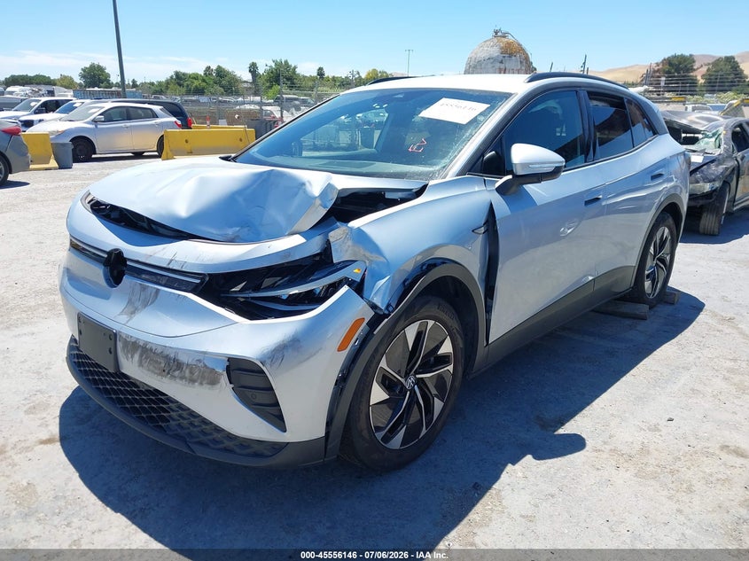 2021 Volkswagen Id.4 VIN WVGRMPE22MP023383 IAAI salvage auction — FRONT END, Salvage Title, sold $6,600 on 2026-08-02 (photo 2)