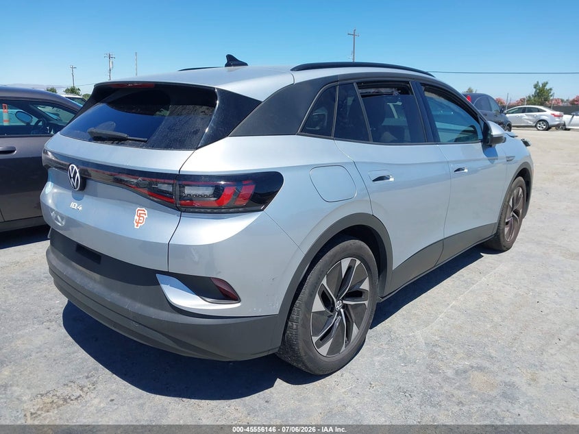 2021 Volkswagen Id.4 VIN WVGRMPE22MP023383 IAAI salvage auction — FRONT END, Salvage Title, sold $6,600 on 2026-08-02 (photo 4)