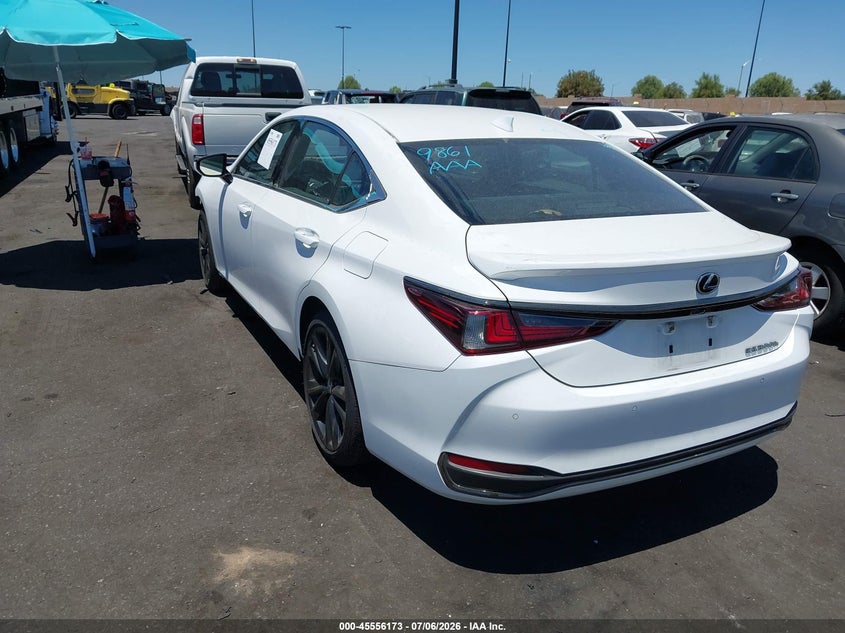 2023 Lexus ES VIN 58ABA1C16PU030076 IAAI salvage auction — FRONT END, Salvage Certificate (California), sold $15,350 on 2026-07-31 (photo 3)