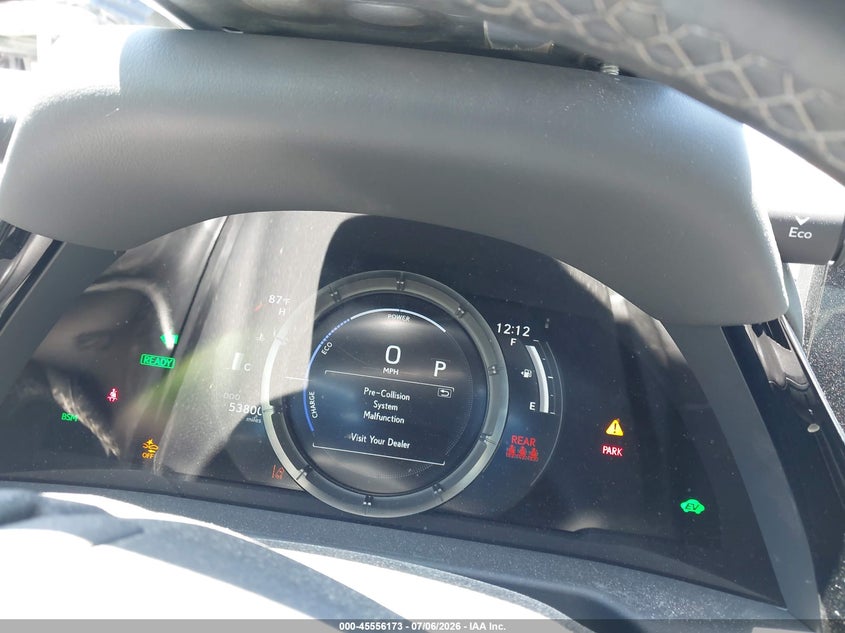 2023 Lexus ES VIN 58ABA1C16PU030076 IAAI salvage auction — FRONT END, Salvage Certificate (California), sold $15,350 on 2026-07-31 (photo 7)