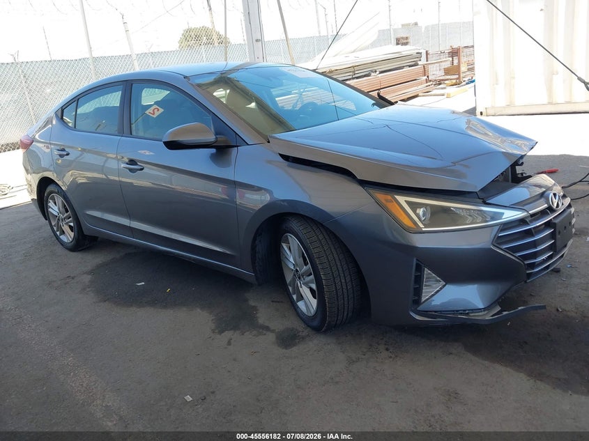 2019 Hyundai Elantra VIN 5NPD84LF9KH424459 IAAI salvage auction — LEFT FRONT, Salvage Title, sold $1,300 on 2026-07-17 (photo 1)