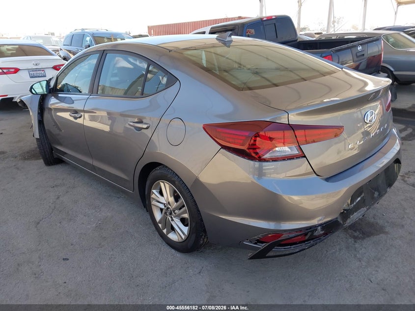 2019 Hyundai Elantra VIN 5NPD84LF9KH424459 IAAI salvage auction — LEFT FRONT, Salvage Title, sold $1,300 on 2026-07-17 (photo 3)