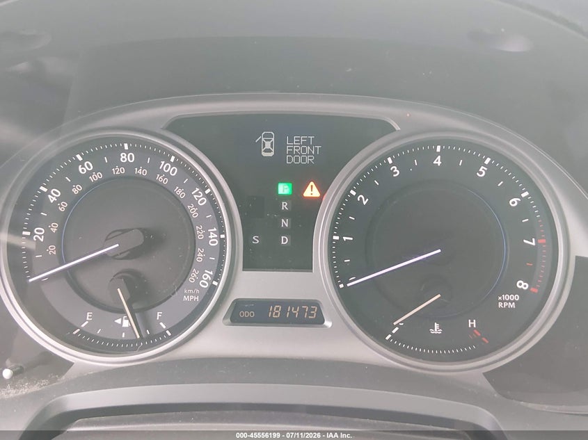 2007 Lexus Is 250 VIN JTHBK262575028492 IAAI salvage auction — FRONT END, Salvage (California), sold $600 on 2026-07-30 (photo 7)