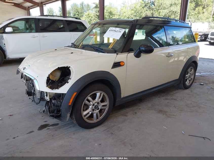 2012 Mini Clubman VIN WMWZF3C5XCT190176 IAAI salvage auction — FRONT END, Salvage Title, sold $575 on 2026-07-18 (photo 2)