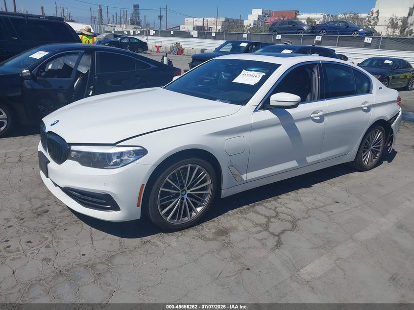 2019 BMW 5er VIN WBAJA9C57KB389642 IAAI salvage auction — LEFT REAR, Salvage (California), sold $6,000 on 2026-07-18 (photo 2)