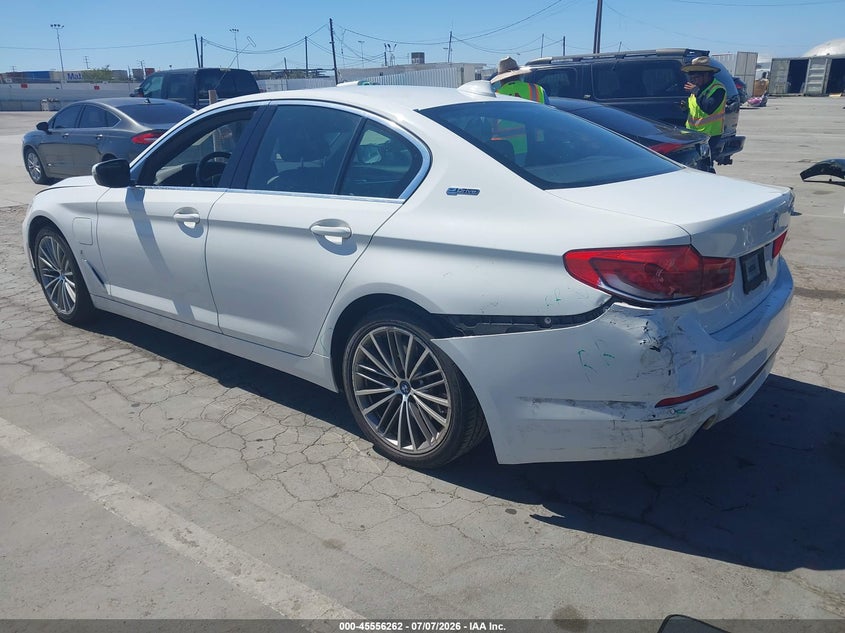 2019 BMW 5er VIN WBAJA9C57KB389642 IAAI salvage auction — LEFT REAR, Salvage (California), sold $6,000 on 2026-07-18 (photo 3)
