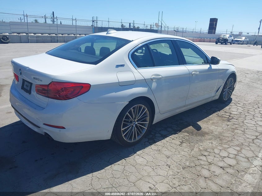 2019 BMW 5er VIN WBAJA9C57KB389642 IAAI salvage auction — LEFT REAR, Salvage (California), sold $6,000 on 2026-07-18 (photo 4)
