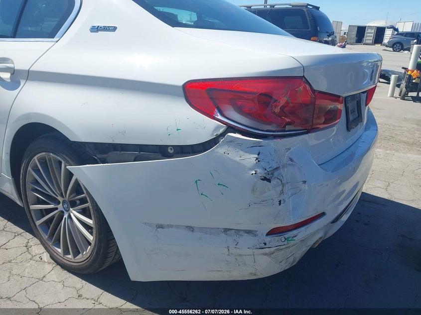 2019 BMW 5er VIN WBAJA9C57KB389642 IAAI salvage auction — LEFT REAR, Salvage (California), sold $6,000 on 2026-07-18 (photo 6)