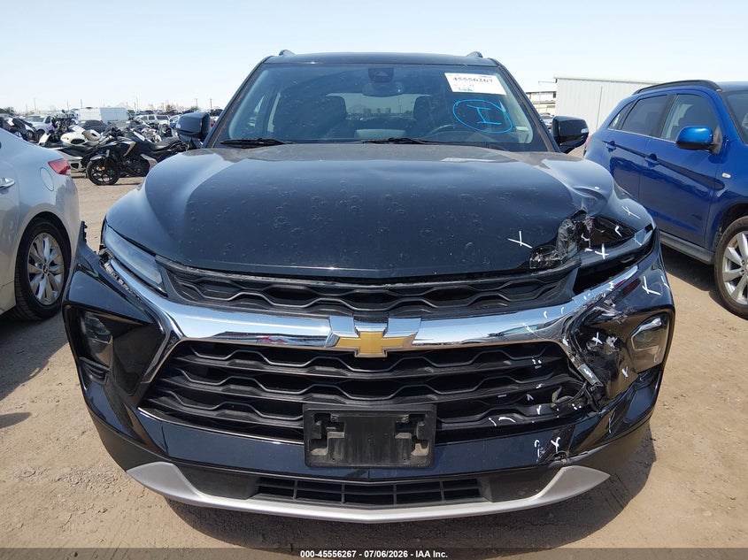 2024 Chevrolet Blazer VIN 3GNKBDRS9RS163323 IAAI salvage auction — LEFT FRONT, Salvage Title, sold $12,600 on 2026-07-09 (photo 6)
