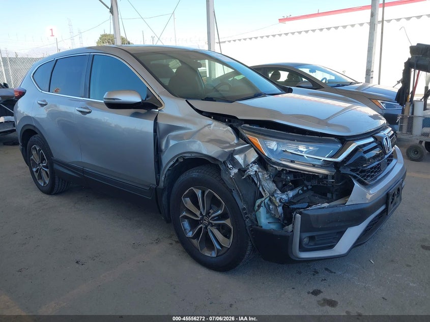 2020 Honda Cr-v VIN 5J6RW1H53LA012518 IAAI salvage auction — RIGHT FRONT, Salvage (California), sold $6,200 on 2026-07-31 (photo 1)