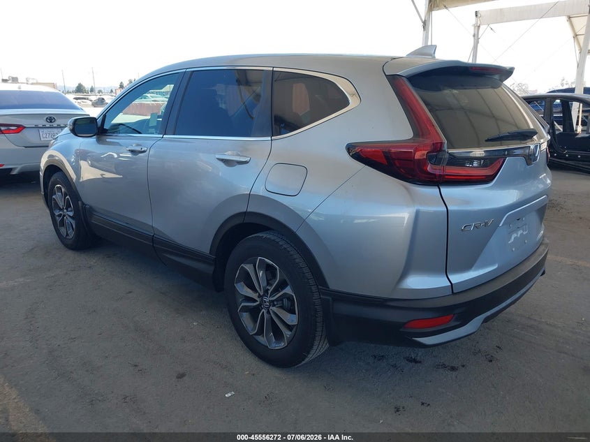 2020 Honda Cr-v VIN 5J6RW1H53LA012518 IAAI salvage auction — RIGHT FRONT, Salvage (California), sold $6,200 on 2026-07-31 (photo 3)