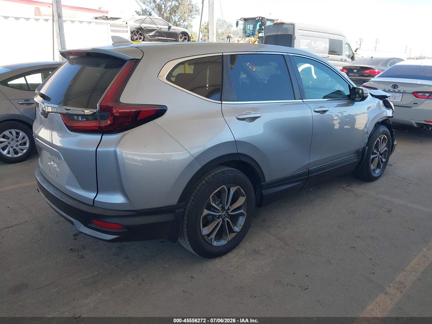 2020 Honda Cr-v VIN 5J6RW1H53LA012518 IAAI salvage auction — RIGHT FRONT, Salvage (California), sold $6,200 on 2026-07-31 (photo 4)