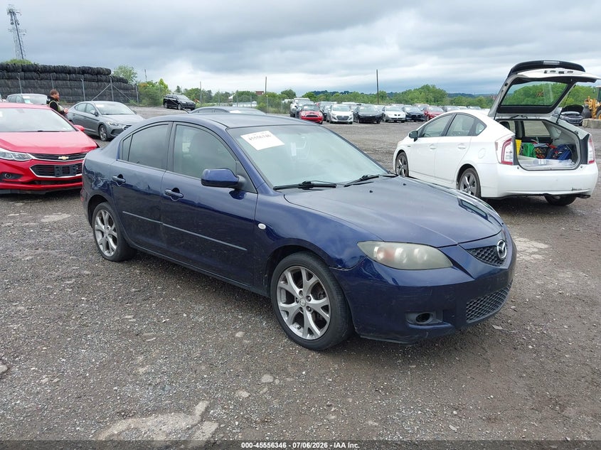 2008 Mazda 3 VIN JM1BK32F081113166 IAAI salvage auction — REAR END, Salvage (Pennsylvania), sold $200 on 2026-07-17 (photo 1)