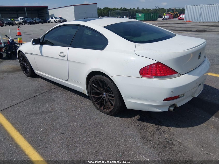 2005 BMW 6 series VIN WBAEH73425B191645 IAAI salvage auction — NORMAL WEAR, Clear (South Carolina), sold $475 on 2026-07-29 (photo 3)