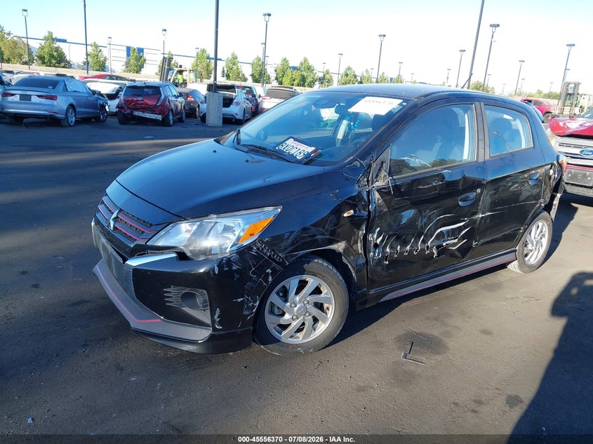 2021 Mitsubishi Mirage VIN ML32AUHJ4MH004413 IAAI salvage auction — LEFT SIDE, Salvage Certificate (California), sold $1,800 on 2026-07-31 (photo 6)