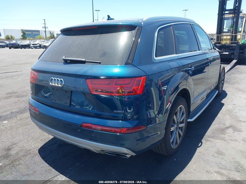 2019 Audi Q7 VIN WA1AHAF70KD041502 IAAI salvage auction — FRONT END, Salvage Title, sold $7,300 on 2026-07-24 (photo 4)