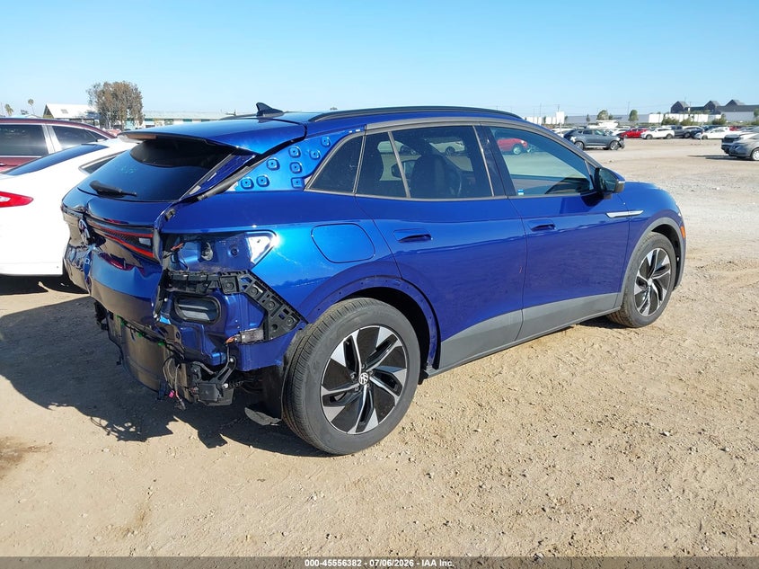 2021 Volkswagen Id.4 VIN WVGTMPE26MP042542 IAAI salvage auction — REAR END, Salvage (California), sold $9,950 on 2026-08-31 (photo 4)