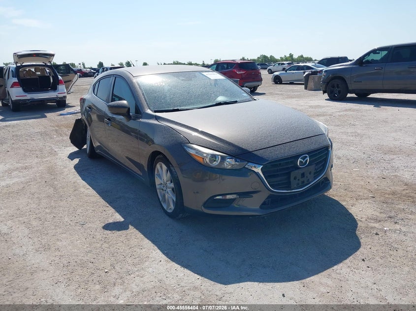 2017 Mazda 3 VIN 3MZBN1L78HM135175 IAAI salvage auction — REAR END, Salvage (Texas), sold $1,700 on 2026-07-25 (photo 1)