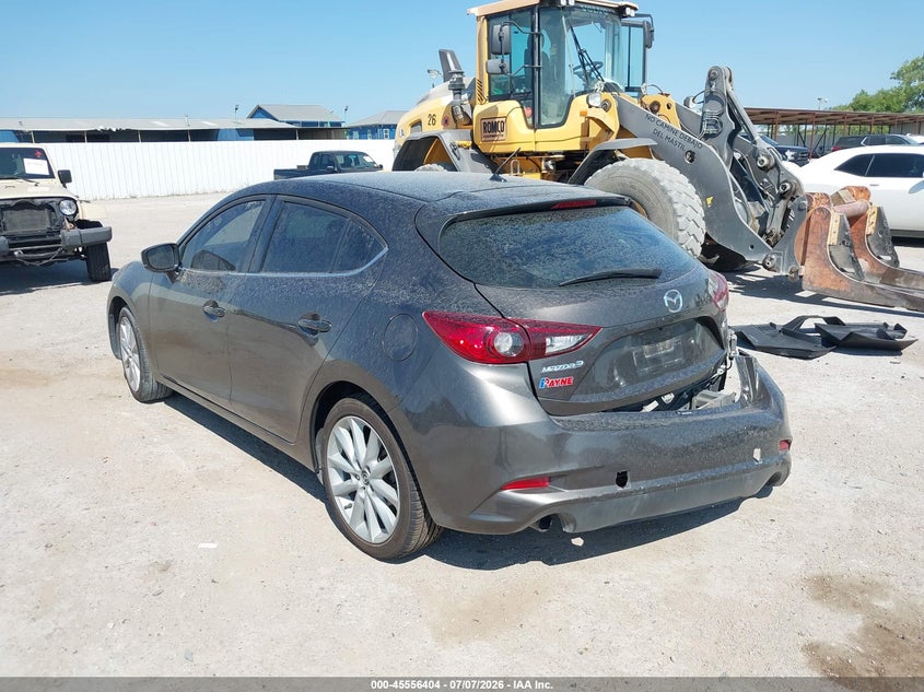 2017 Mazda 3 VIN 3MZBN1L78HM135175 IAAI salvage auction — REAR END, Salvage (Texas), sold $1,700 on 2026-07-25 (photo 3)