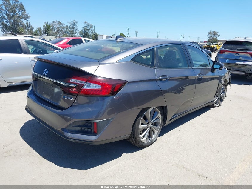2018 Honda Clarity VIN JHMZC5F19JC002727 IAAI salvage auction — RIGHT FRONT, Salvage (California), sold $25 on 2026-07-29 (photo 4)