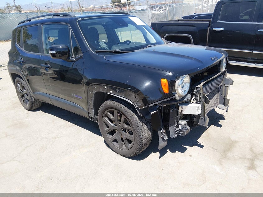 2018 Jeep Renegade VIN ZACCJABB4JPH30357 IAAI salvage auction — FRONT END, Salvage Title, sold $1,550 on 2026-08-19 (photo 1)