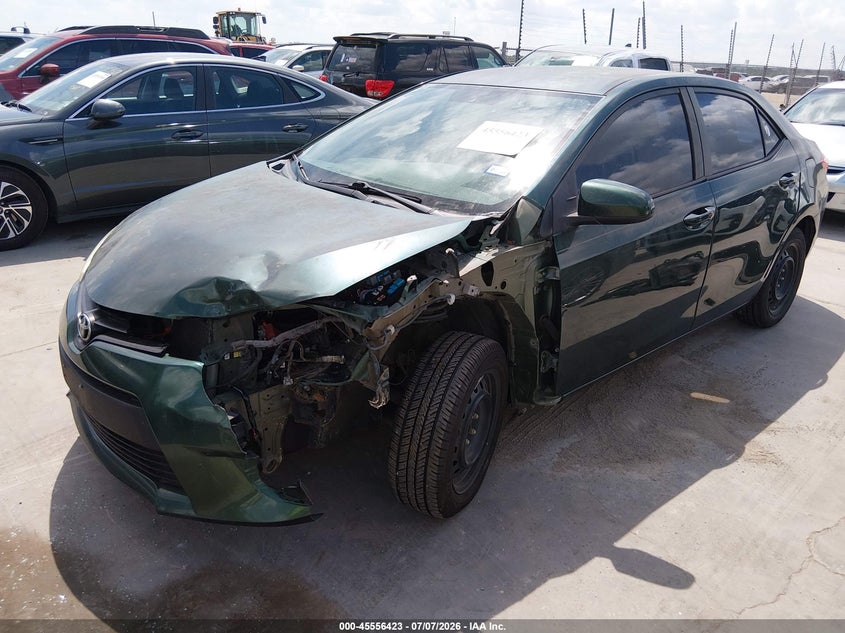 2014 Toyota Corolla VIN 5YFBURHE8EP002318 IAAI salvage auction — NORMAL WEAR, Original (Texas), sold $1,750 on 2026-07-14 (photo 2)