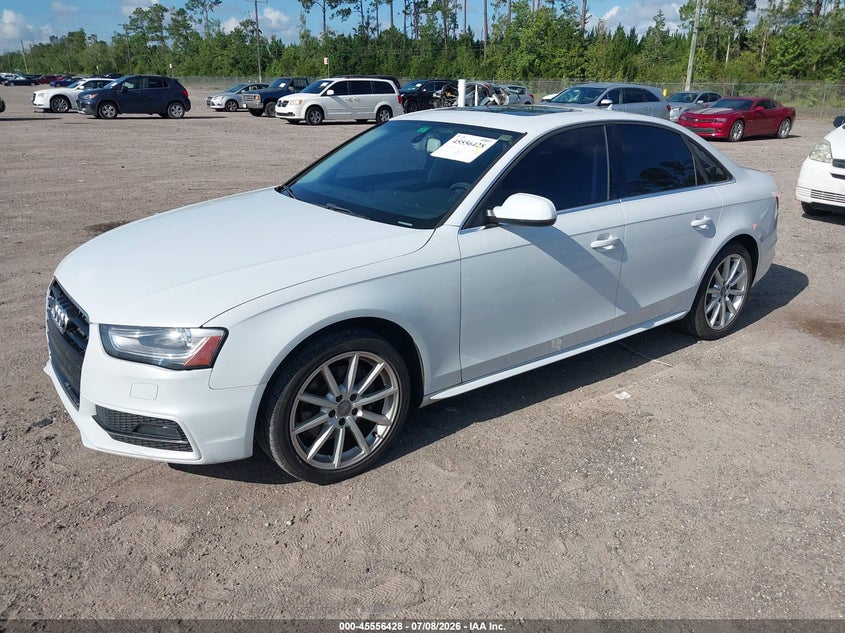 2014 Audi A4 VIN WAUFFAFL9EN031139 IAAI salvage auction — NORMAL WEAR, Clear (Florida), sold $1,150 on 2026-07-14 (photo 2)