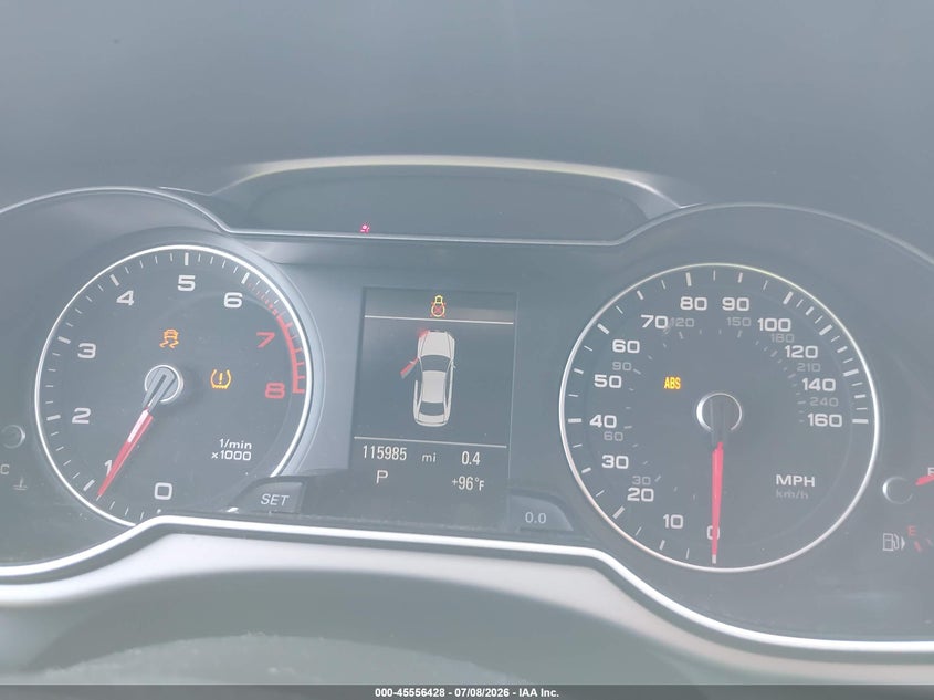 2014 Audi A4 VIN WAUFFAFL9EN031139 IAAI salvage auction — NORMAL WEAR, Clear (Florida), sold $1,150 on 2026-07-14 (photo 7)