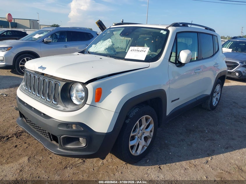 2018 Jeep Renegade VIN ZACCJABBXJPH63119 IAAI salvage auction — FRONT END, Rebuildable (Florida), sold $825 on 2026-07-28 (photo 2)