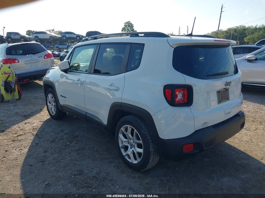 2018 Jeep Renegade VIN ZACCJABBXJPH63119 IAAI salvage auction — FRONT END, Rebuildable (Florida), sold $825 on 2026-07-28 (photo 3)