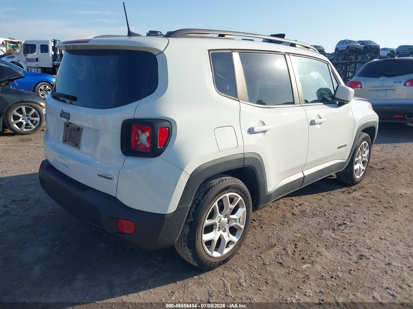 2018 Jeep Renegade VIN ZACCJABBXJPH63119 IAAI salvage auction — FRONT END, Rebuildable (Florida), sold $825 on 2026-07-28 (photo 4)