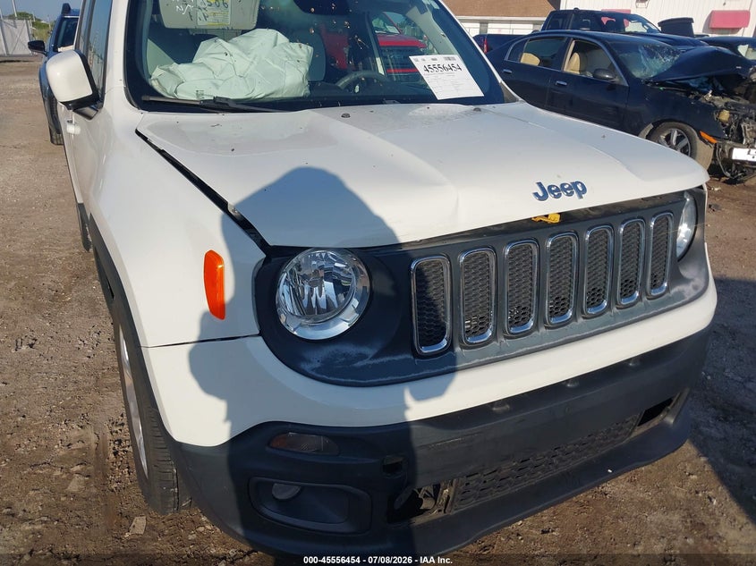 2018 Jeep Renegade VIN ZACCJABBXJPH63119 IAAI salvage auction — FRONT END, Rebuildable (Florida), sold $825 on 2026-07-28 (photo 6)