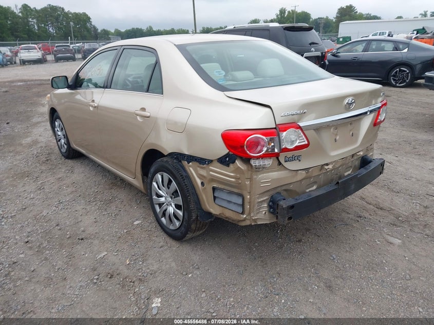 2013 Toyota Corolla VIN 5YFBU4EEXDP210285 IAAI salvage auction — REAR END, Clear (Virginia), sold $3,650 on 2026-07-19 (photo 3)