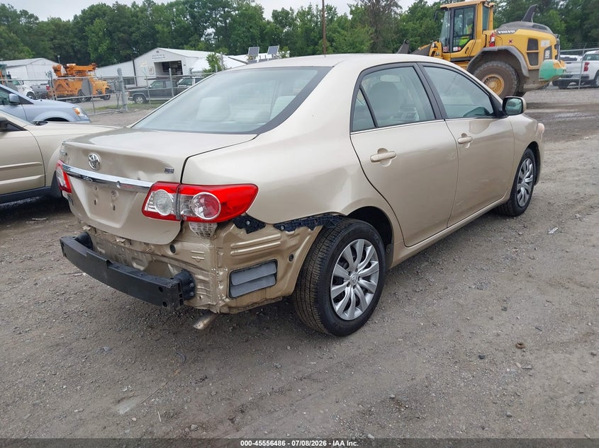2013 Toyota Corolla VIN 5YFBU4EEXDP210285 IAAI salvage auction — REAR END, Clear (Virginia), sold $3,650 on 2026-07-19 (photo 4)