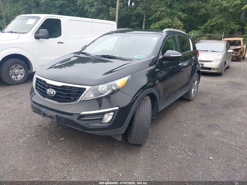 2014 Kia Sportage VIN KNDPCCA60E7601210 IAAI salvage auction — NORMAL WEAR, Clear (Virginia), sold $1,150 on 2026-07-15 (photo 2)