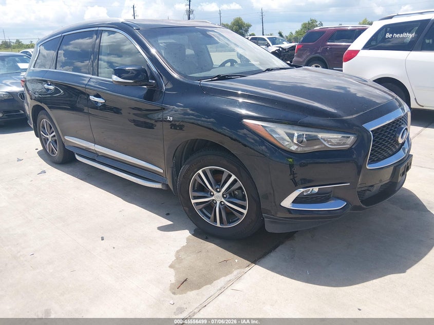 2017 Infiniti Qx60 VIN 5N1DL0MN7HC542863 IAAI salvage auction — NORMAL WEAR, Original (Texas), sold $1,500 on 2026-07-31 (photo 1)